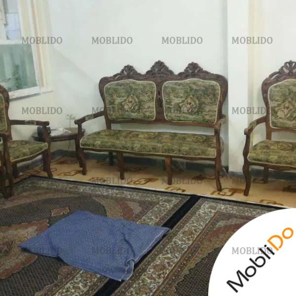 فروش مبلمان سلطنتی صدامی باچوب راش