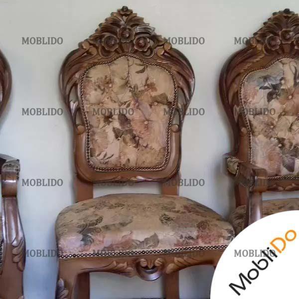 مبلمان ۹ نفره چوبی مدل