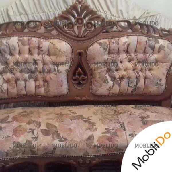مبلمان ۹ نفره چوبی مدل