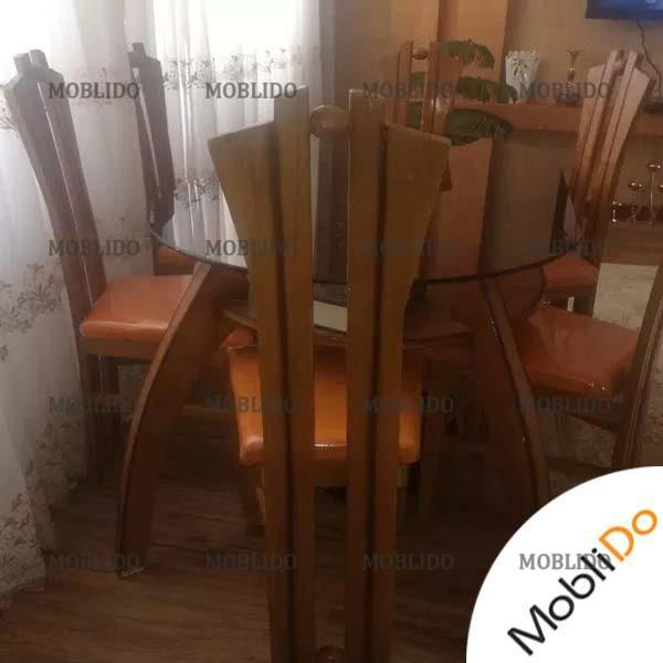 میز نهارخوری چوبی ۶نفره