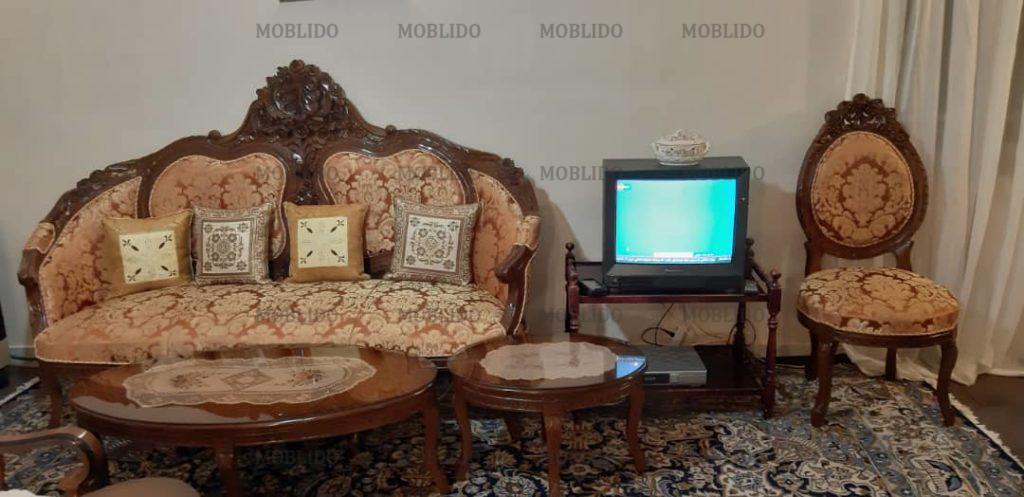 سرویس ۱۲ نفره ناهارخوری و ۹ نفره کاناپه و تک