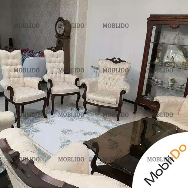 مبلمان با نهارخوری ۸ نفره زیبا