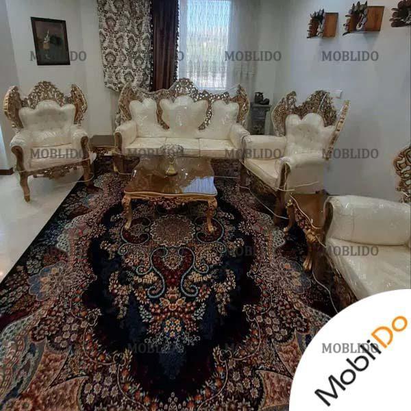 مبلمان ۷ نفره همراه ناهار خوری ۴ نفره نوعه نو