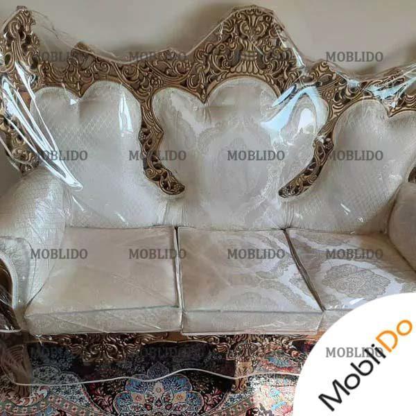 مبلمان ۷ نفره همراه ناهار خوری ۴ نفره نوعه نو