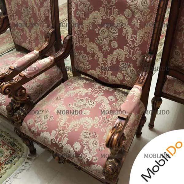 مبلمان استیل ۷ نفره به همرا ناهار خوری