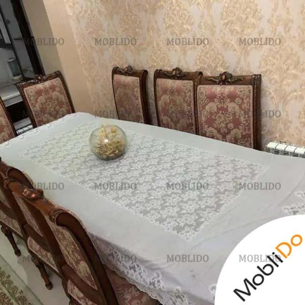 مبلمان استیل ۷ نفره به همرا ناهار خوری