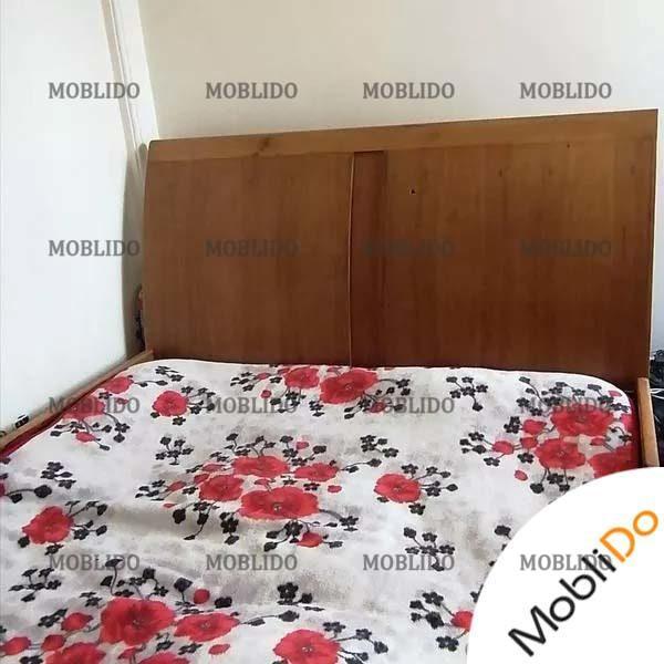 تخت خواب چوبی دو نفره چوب راش