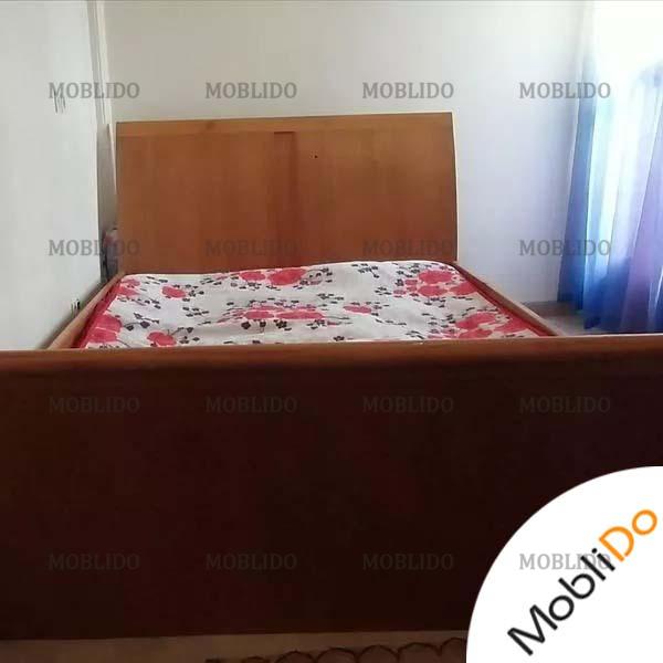 تخت خواب چوبی دو نفره چوب راش