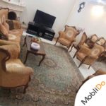 سرویس کامل مبلمان و دو عدد ناهار‌خوری زیبا