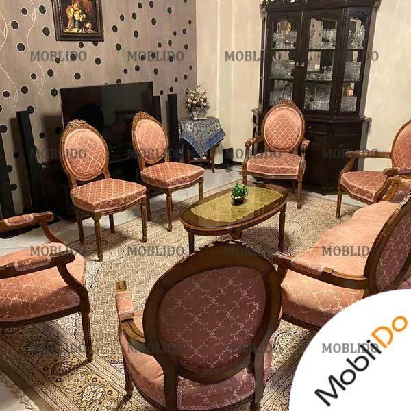مبلمان نه نفره تمیز در حد نو