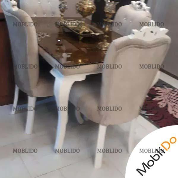 یک دست مبلمان و نهار خوری و بوفه در حد نو