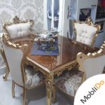 میز نهارخوری ۴ نفره شیک جهیزیه