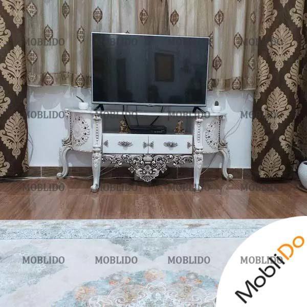 میزتلویزیون و اینه کنسول جفت ست زیبا