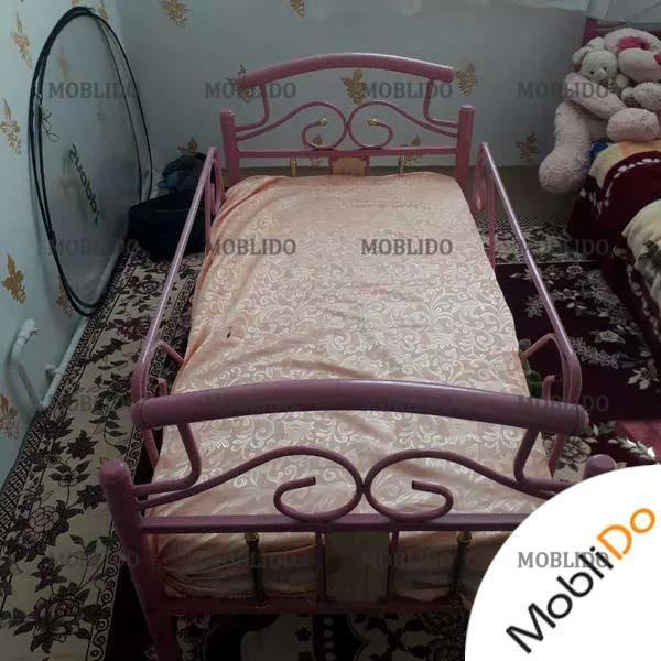 تخت خواب کودک در حد نو با تشک