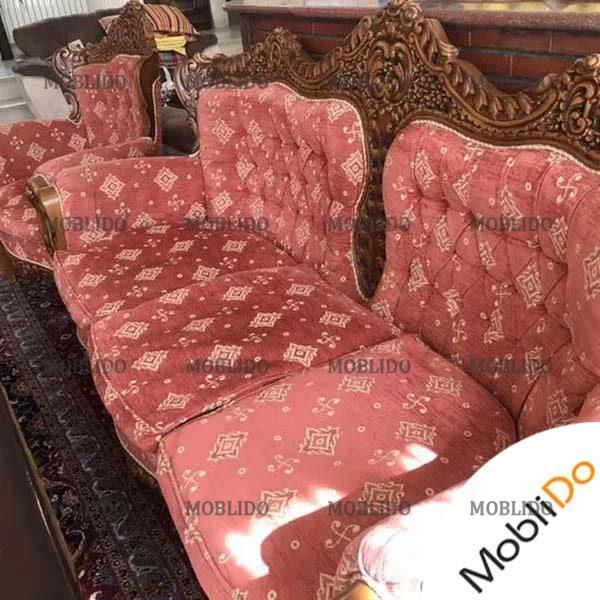 مبلمان چوب گردو به همراه نهارخوری