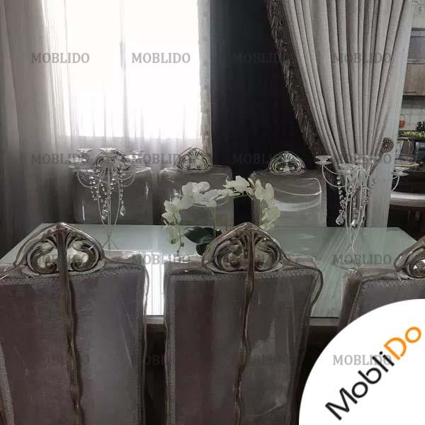 مبلمان کلاسیک و میز ناهار خوری زیبا