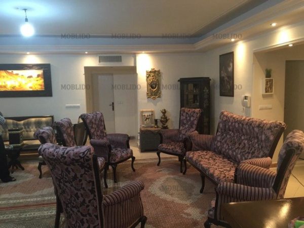مبل کلاسیک ۹ نفره با چوب راش