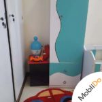 تخت و کمد لباس همراه با کشو