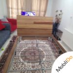 تختخواب دونفره همراه تشک طبی و فنری
