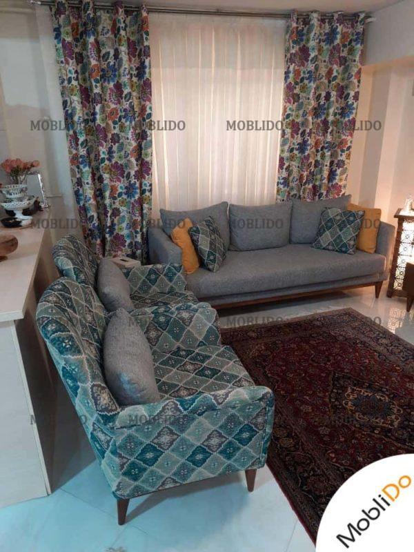 نیم ست مبل راحتی برند ماجان مدل ژرمن