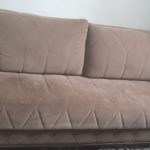 فروش مبل و پرده ی ست مبل  تختخواب شو دارای باکس مدل باریش اصل ترک