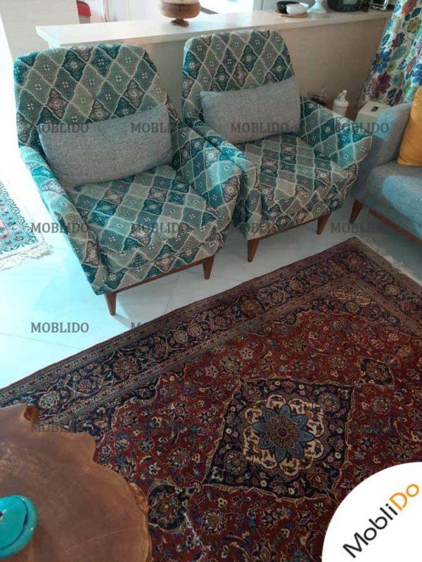 نیم ست مبل راحتی برند ماجان مدل ژرمن