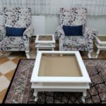 مبل راحتی ۷نفره همراه میز غذاخوری ۶ نفره