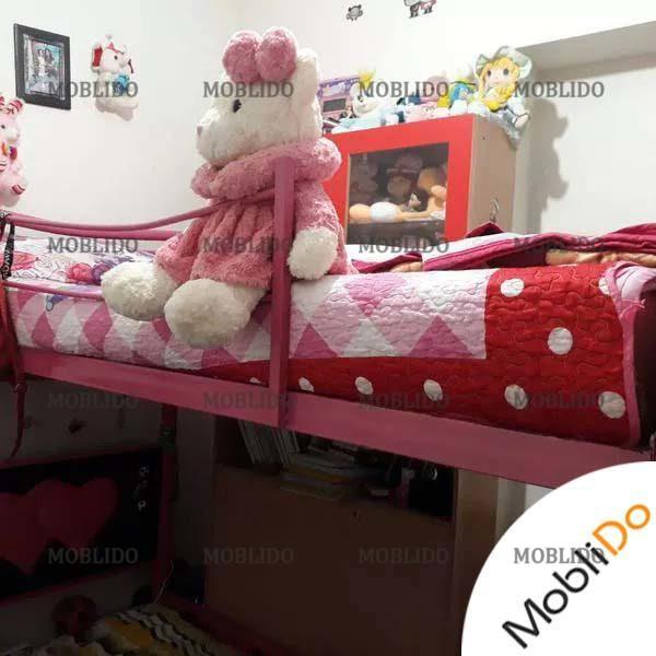 تخت دوطبقه و کمد بچه