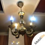 لوستر برنج شیک و زیبا