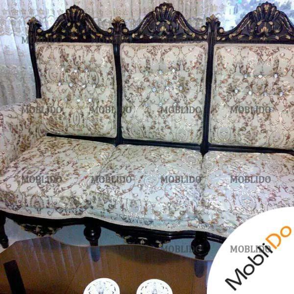 مبلمان نه نفره سلطنتی،کاملا نو ،باپارچه ترک وزیبا