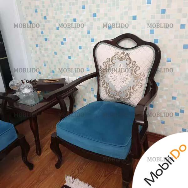 مبلمان استیل۸ نفره با میز ناهار خوری زیبا