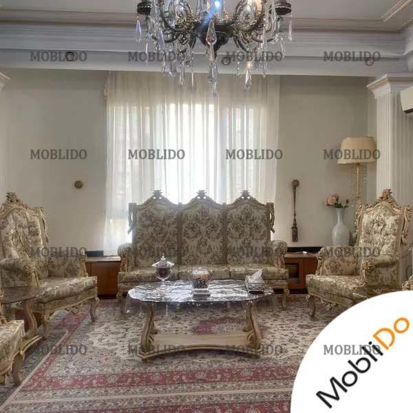سرویس کامل مبلمان استیل با نهارخوری زیبا