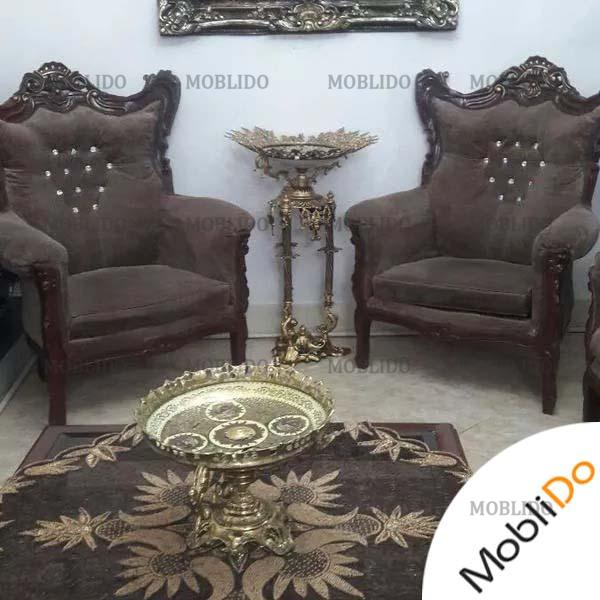 مبل استیل ٧ نفره زیبا