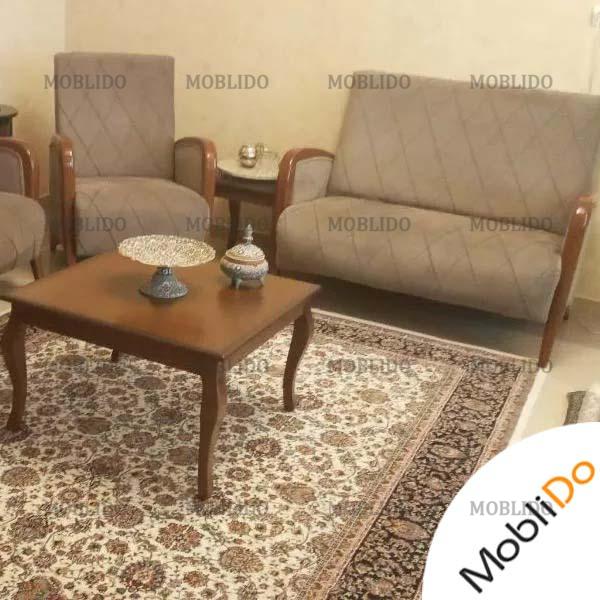 مبلمان پزیرایی تمیز زیبا