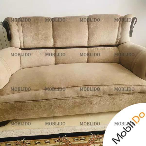 مبلمان راحتی ۷ نفره تمیز زیبا