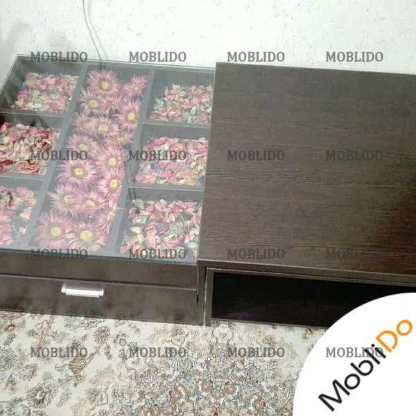 میز جلومبلی بزرگ و جادار ، جنس چوب