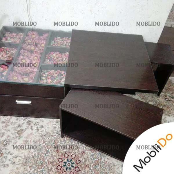 میز جلومبلی بزرگ و جادار ، جنس چوب
