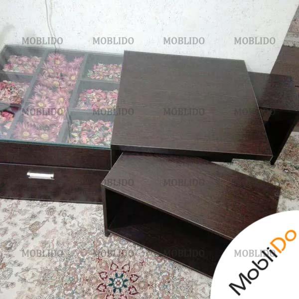 میز جلومبلی بزرگ و جادار ، جنس چوب