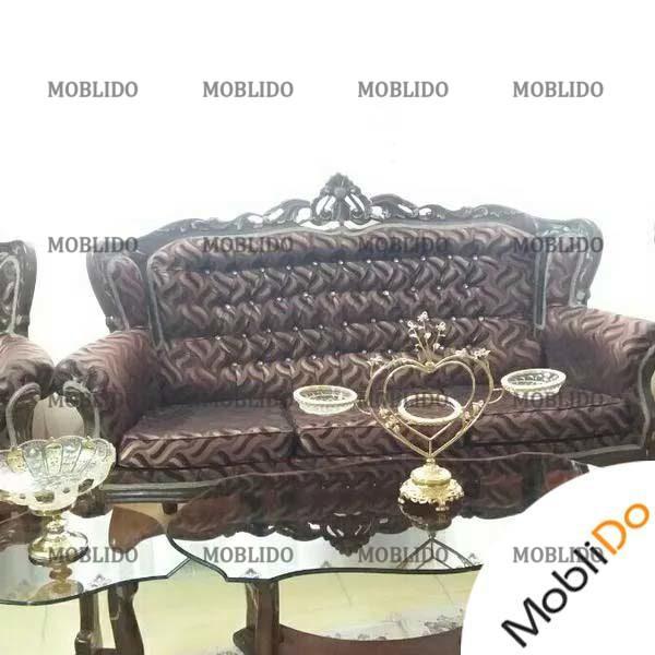 مبل استیل ۹نفره میز ناهار خوری شیک