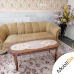 مبلمان راحتی ۷ نفره + میزهای عسلی زیبا