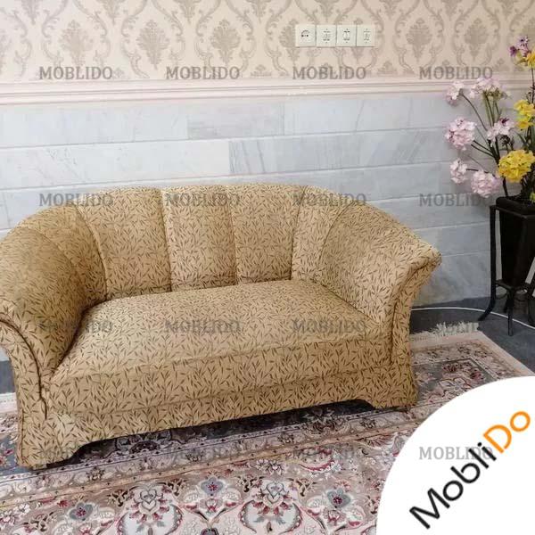 مبلمان راحتی ۷ نفره + میزهای عسلی زیبا