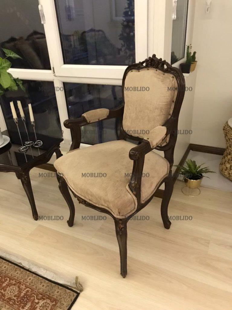 مبلمان کلاسیک چوب راش