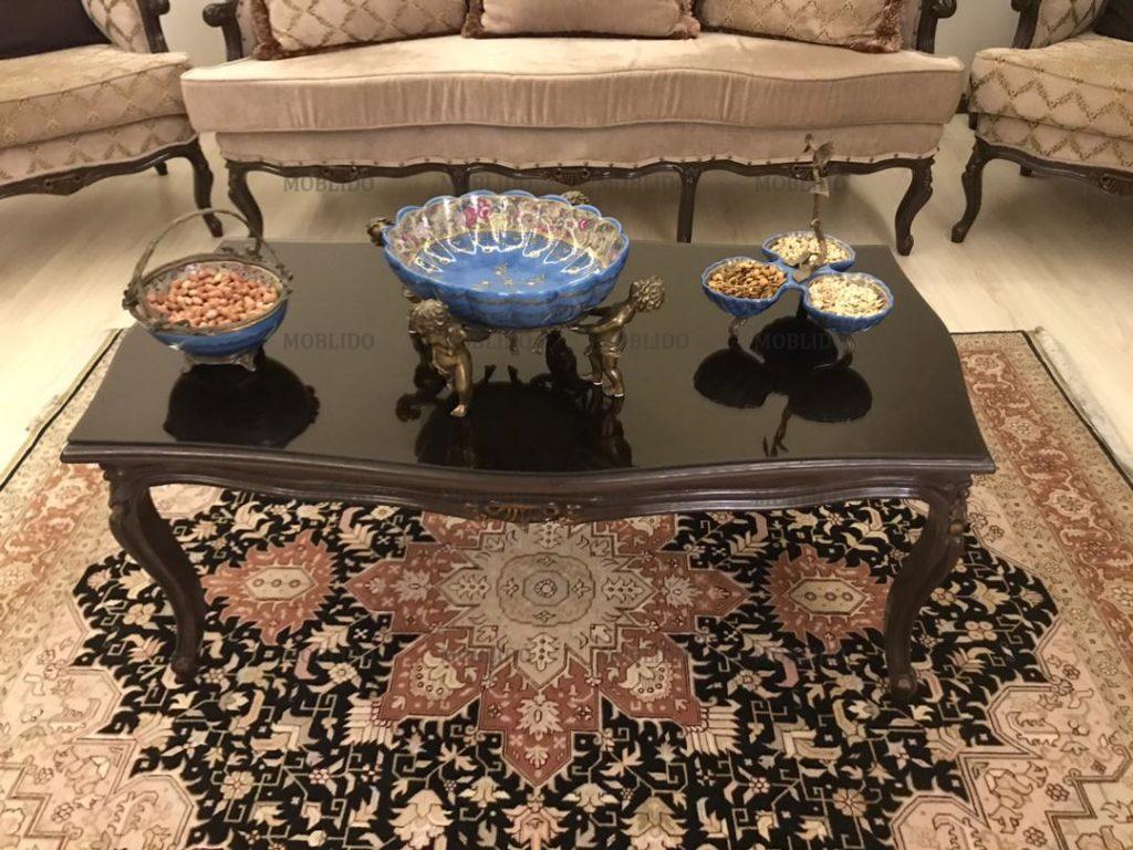 مبلمان کلاسیک چوب راش