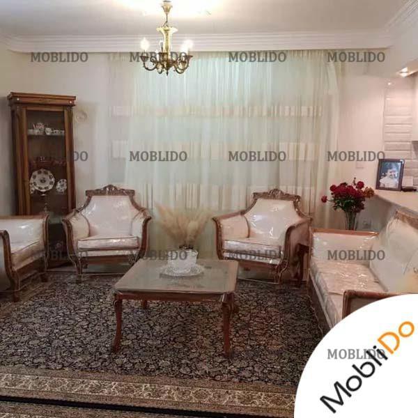 مبلمان شیک و راحت با چوب راش