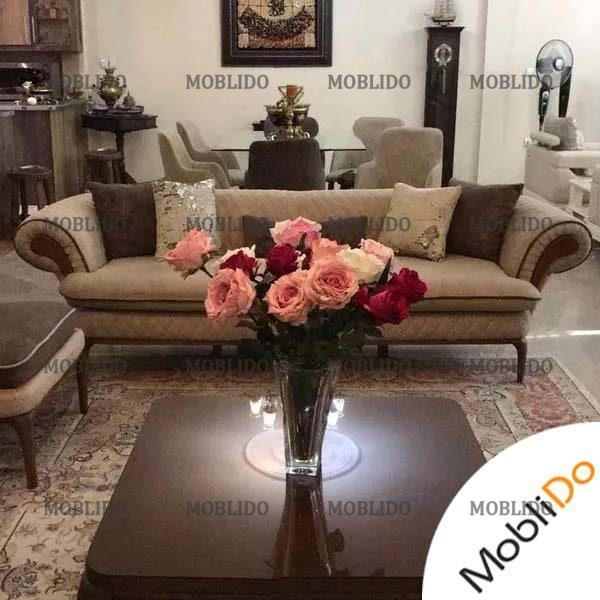 مبلمان ۸ نفره راحت زیبا