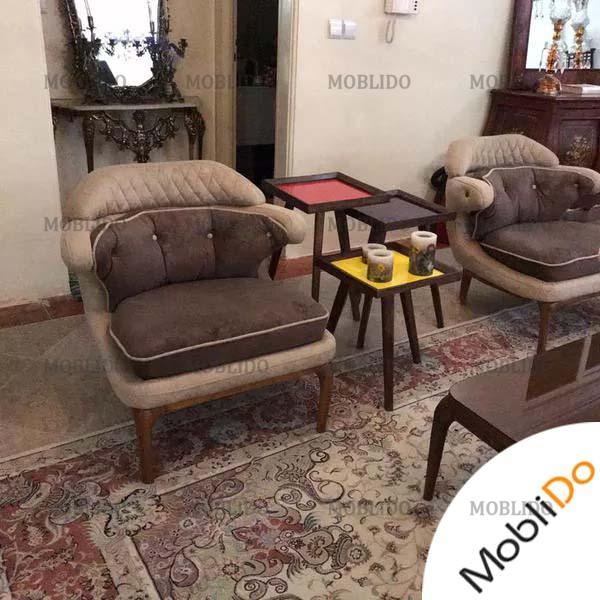 مبلمان ۸ نفره راحت زیبا