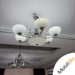 لوستر ۶شاخه شیک و تمیز