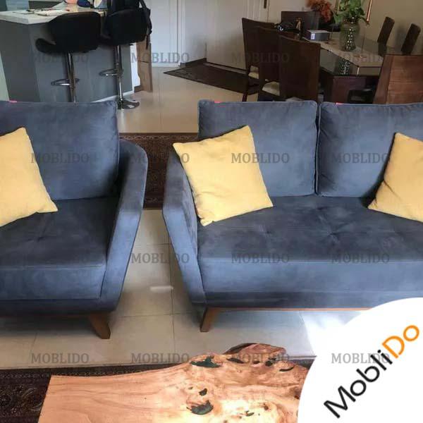 مبلمان ۷ نفره نیلپر زیبا