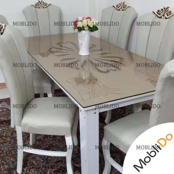میز نهارخوری ۶ نفره کاملا نو و سالم