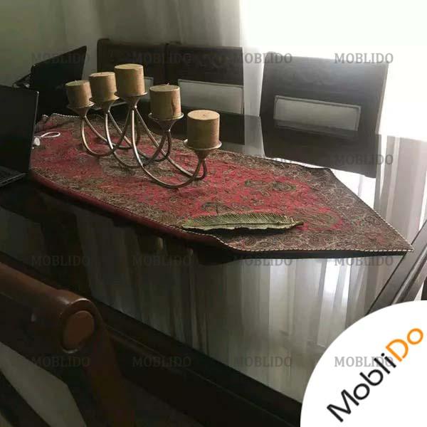 مبلمان هفت نفره به همراه میزنهارخوری هشت نفره